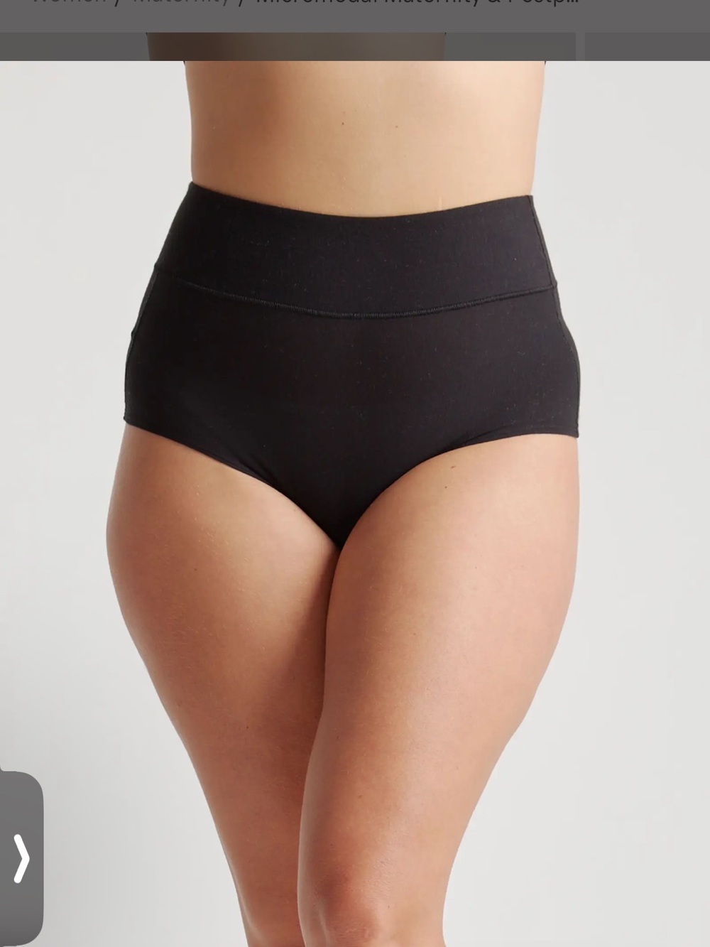 Quince Micromodal Maternity & Postpartum Brief - size large - lot of 5